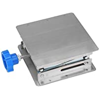 Akozon Plataforma de elevaci¨®n de laboratorio Soporte de mesa elevadora de acero inoxidable Bastidor de tijera 100…